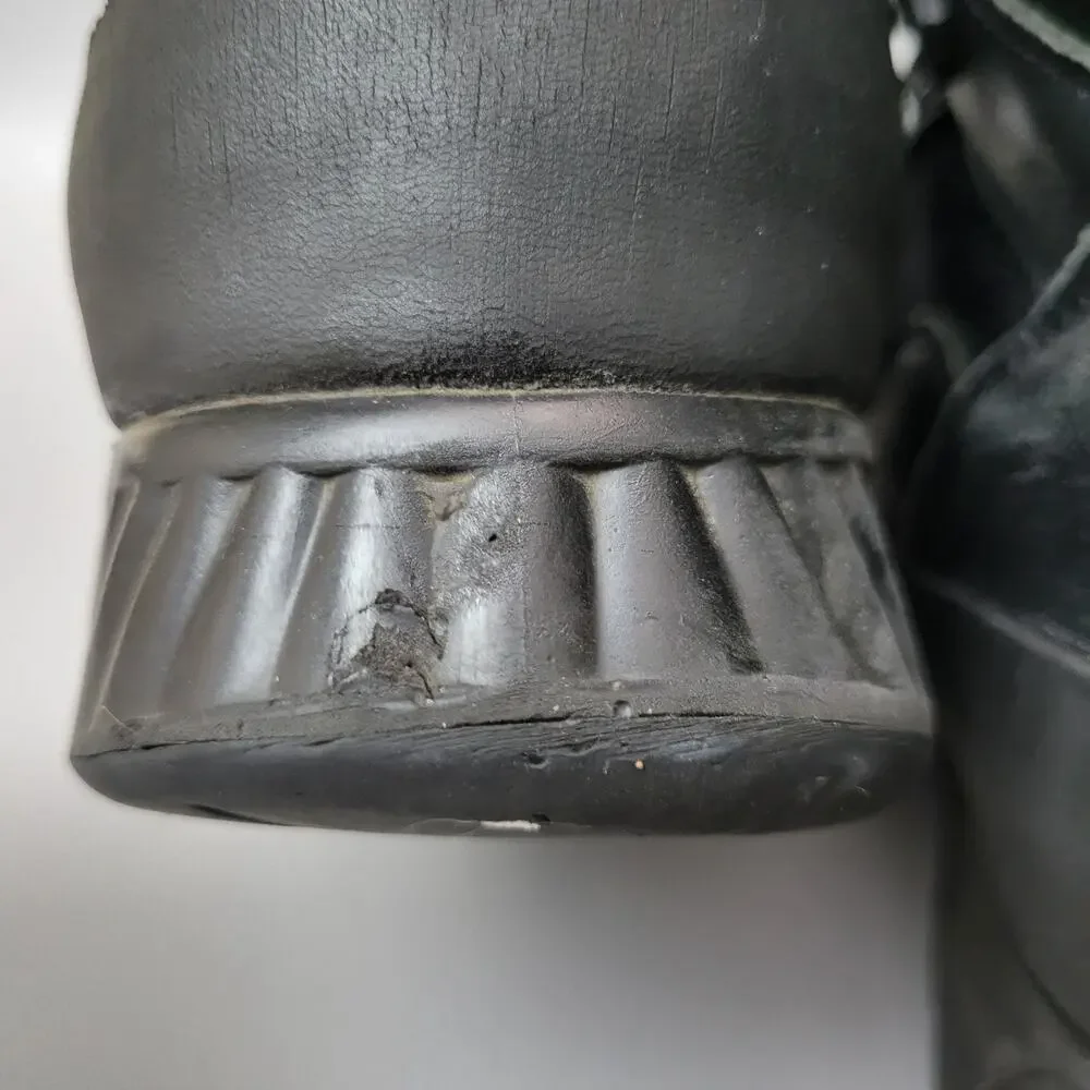 Genuine British Military Issued Haix Boots Hi Liability Male Combat Black US 11